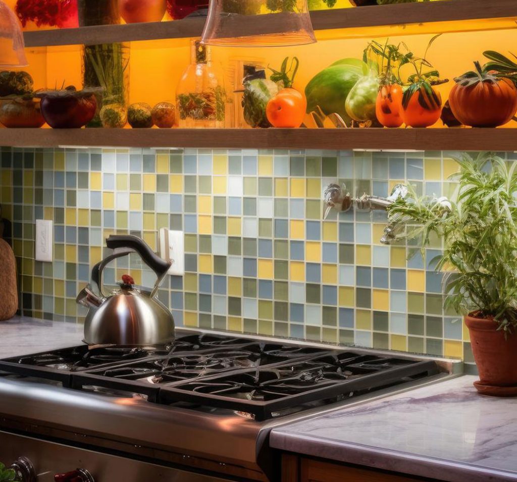 کاشی بین کابینتی