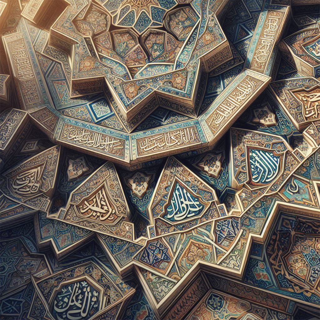 Mosque-tiling-technique