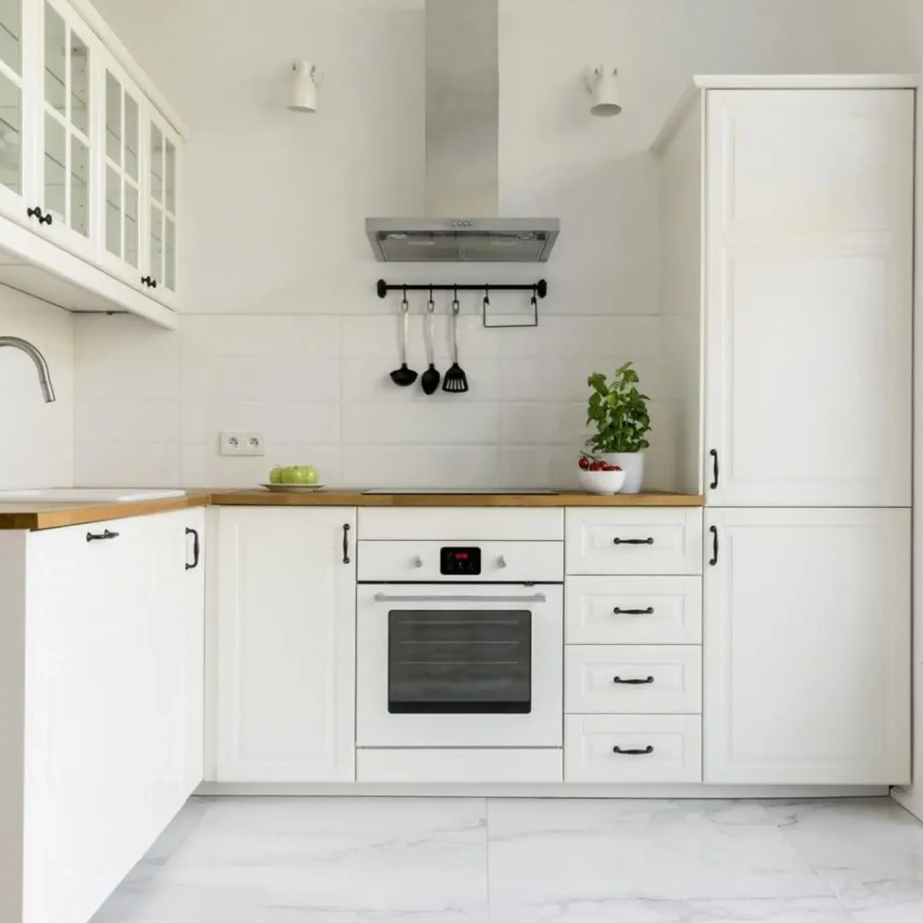 دستگیره کابینت با روکش مشکی مات