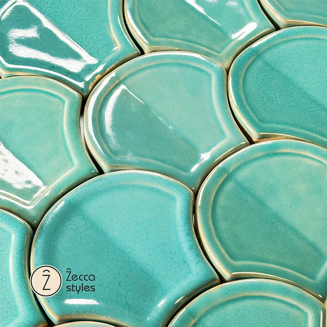 کاشی دست ساز مدل شِل (صدف)