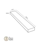 کاشی دست ساز مترویی مدل سانا پلاس کد: C101 سایز 4*20 - تصویر 4