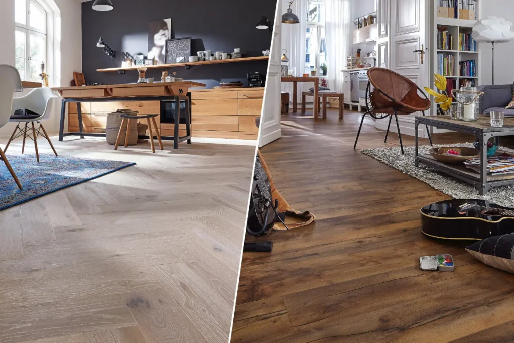 مقایسه پارکت لمینت و پارکت چوبی