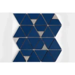 موزاییک مثلثی پرسلان - سرمه ای نقره ای