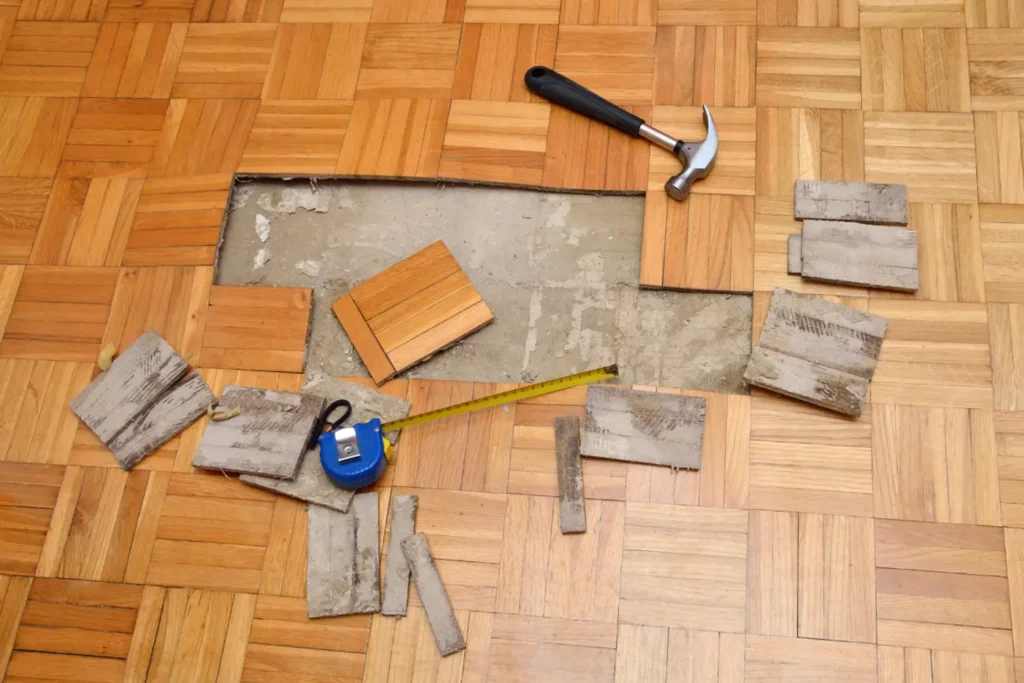 پارکت قابل ترمیم