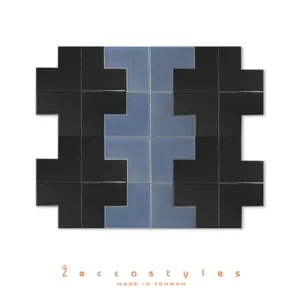 کاشی دست ساز مدل پازل سایز 17*17