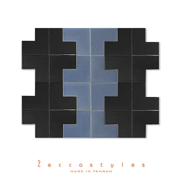 کاشی دست ساز مدل پازل سایز 17*17