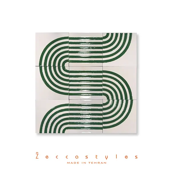 کاشی دست‌ساز نقشان مدل مِیز