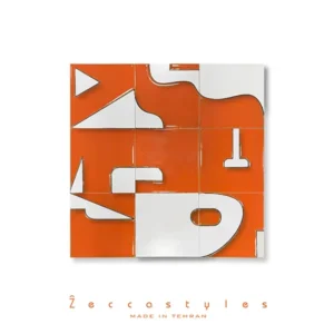 کاشی دست ساز نقشان مدل صحرا